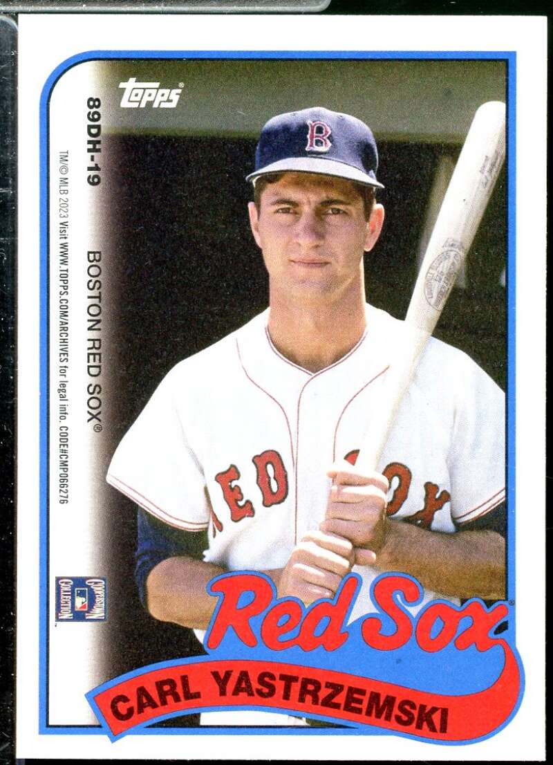 C. Yastrzemski/Ted Williams 2023 Topps Archives '89 Topps Doubleheaders #89DH19  Image 1