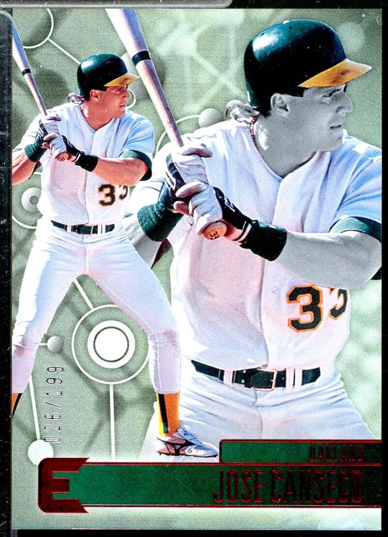 Jose Canseco Card 2023 Panini Chronicles Essentials Red #16  Image 1