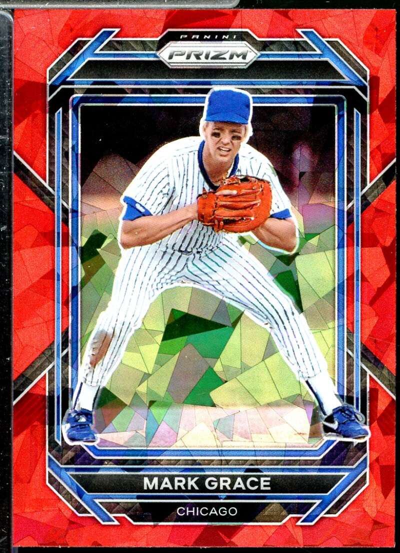 Mark Grace Card 2023 Panini Prizm Prizms Red Ice #214  Image 1