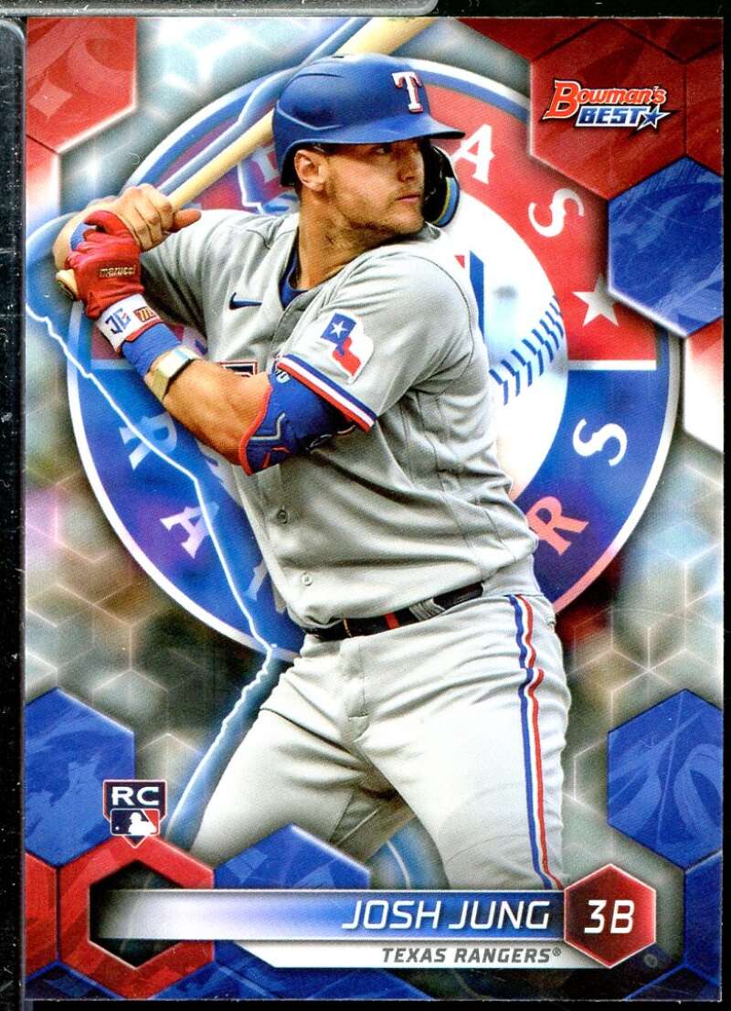 Josh Jung Rookie Card 2023 Bowman's Best Refractors #60  Image 1