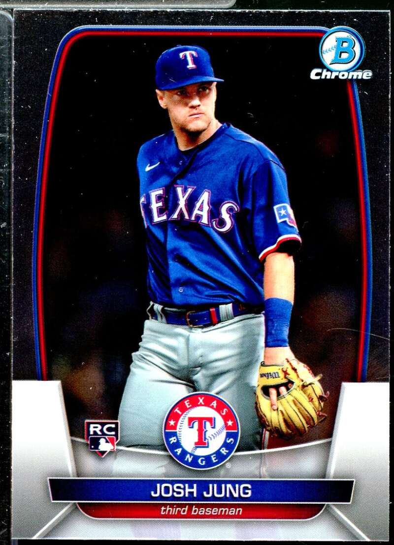 Josh Jung Rookie Card 2023 Bowman Chrome #21  Image 1