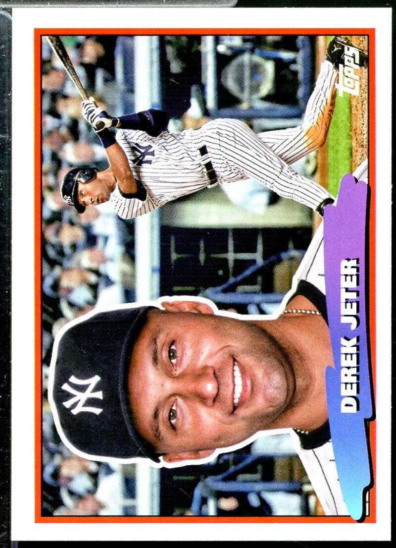 Derek Jeter Card 2022 Topps Archives '88 Topps Big Foil #88BF1  Image 1