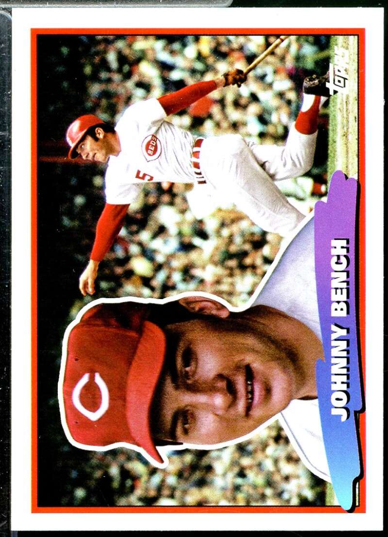Johnny Bench Card 2022 Topps Archives '88 Topps Big Foil #88BF13  Image 1
