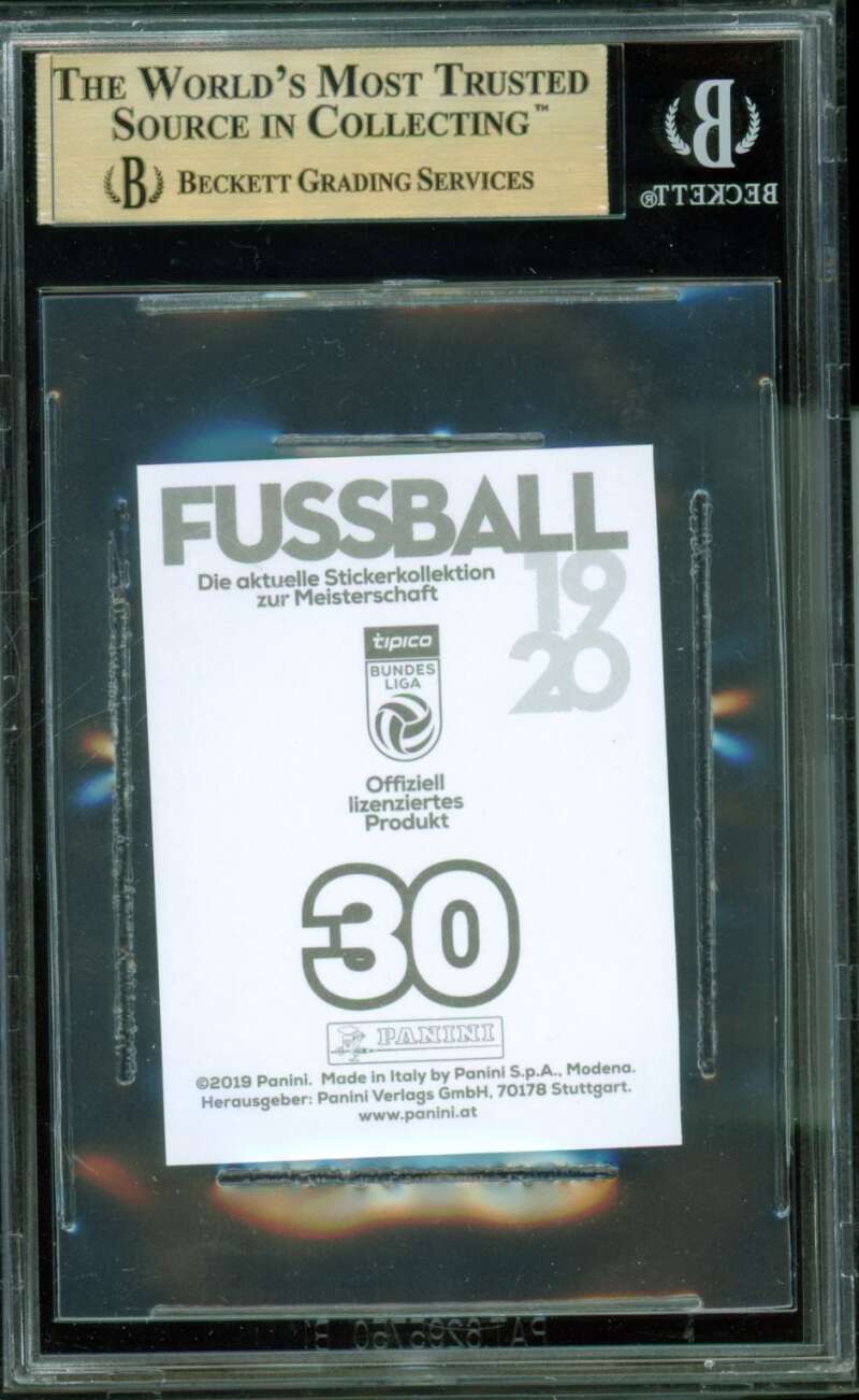 Takumi Minamino 2019-20 Panini Osterreichische Bundesliga Stickers #30 BGS 9.5 Image 2