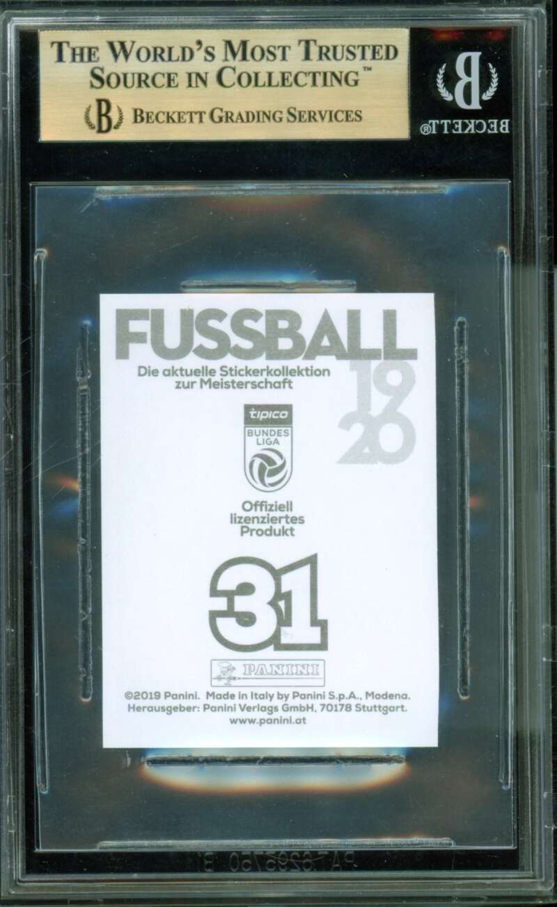 Patson Daka 2019-20 Panini Osterreichische Bundesliga Stickers #31 BGS 9.5 Image 2