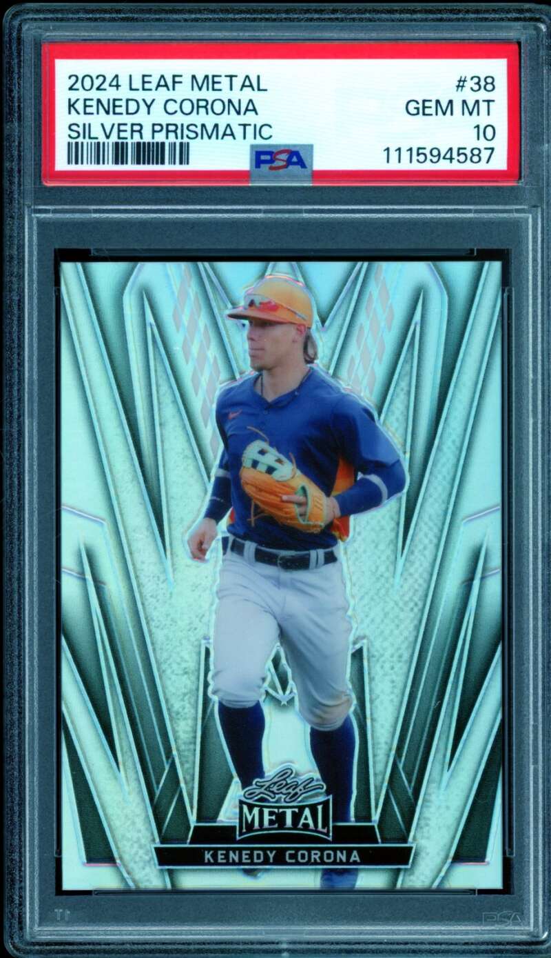 Kenedy Corona Card 2024 Leaf Metal #38 (pop 1) PSA 10 Image 1