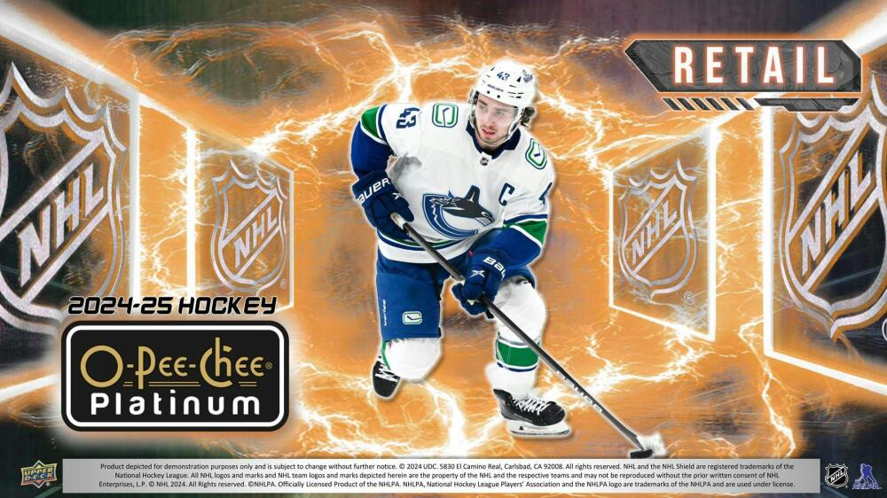 2024-25 Upper Deck O-Pee-Chee Platinum Hockey 6-Pack Blaster Box Image 3