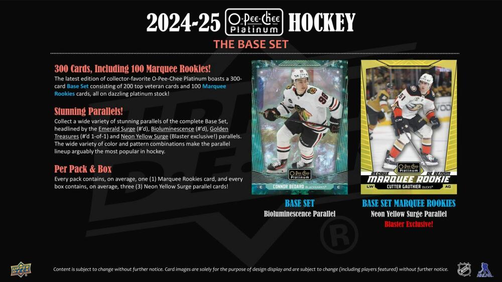 2024-25 Upper Deck O-Pee-Chee Platinum Hockey 6-Pack Blaster Box Image 5