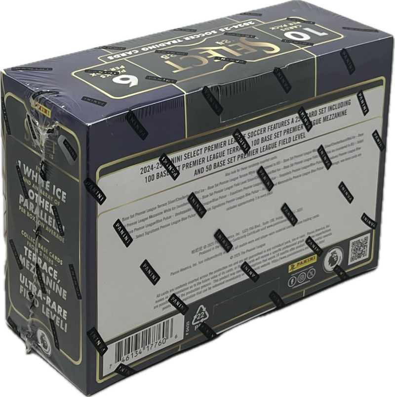 2024-25 Panini Select Premier League EPL Soccer Hobby Mega Box (White Ice!) Image 2