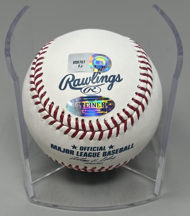 Derek Jeter Autograph Signed Derek Jeter Logo NY Ball MLB Authentic Image 2