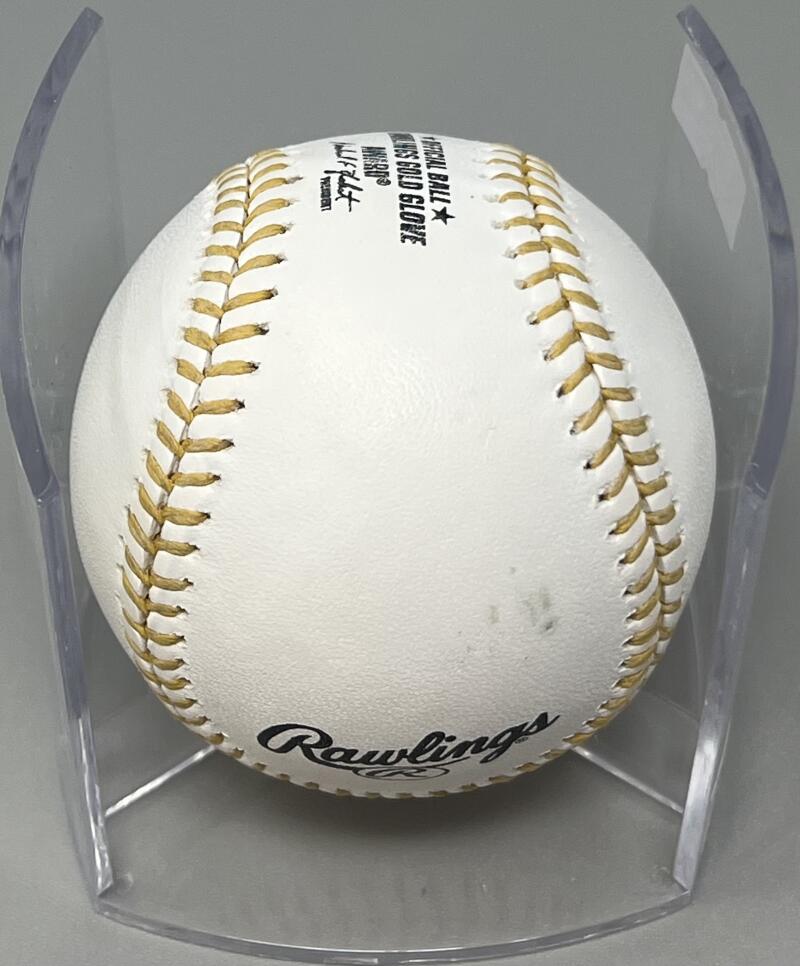 Derek Jeter Autograph Signed Gold Glove Award Major League Ball JSA Authentic Image 3