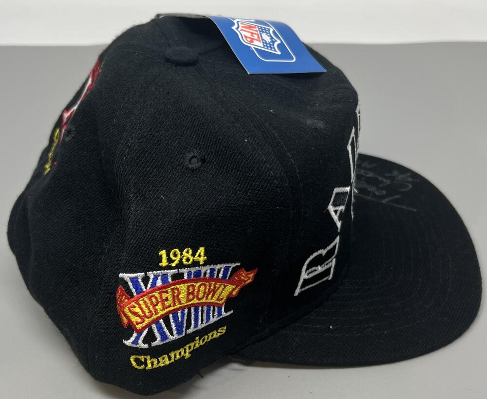 Todd Christensen Autograph Signed Oakland Raiders Football Hat  JSA Authentic Image 2