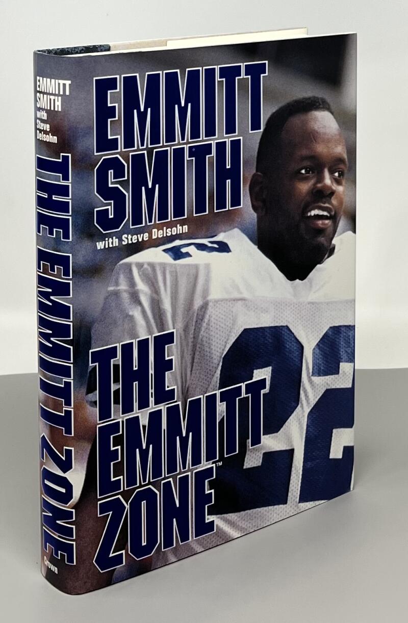 Emmitt Smith Signed Autographed The Emmitt Zone Book JSA Authentic Image 1