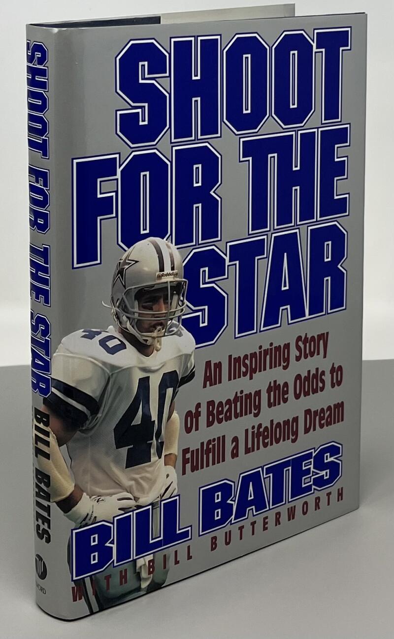 Bill Bates Signed Autographed Shoot For The Stars Book JSA Authentic Image 1