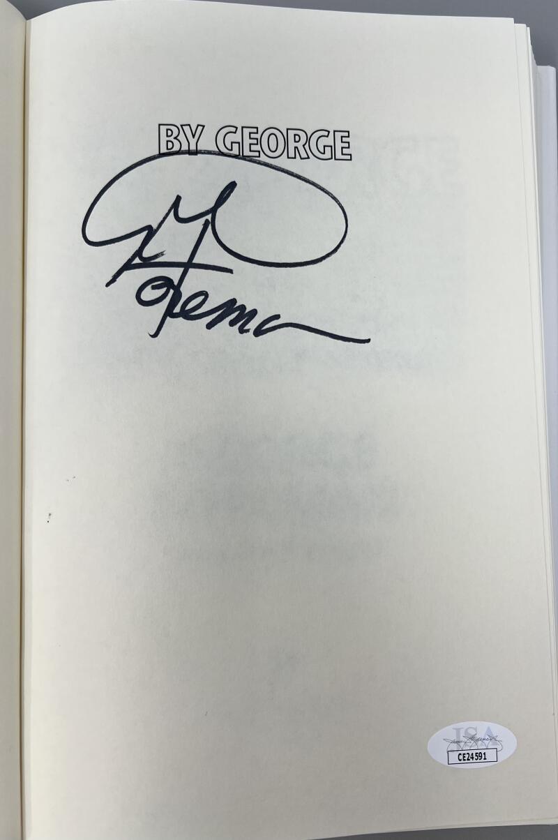 George Foreman Signed Autographed Autobiography Book JSA Authentic Image 3