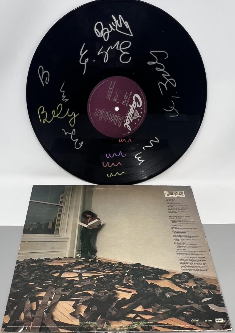 Billy Squier Autographed Signed The Tale Of The Tape Album Cover JSA Authentic Image 2