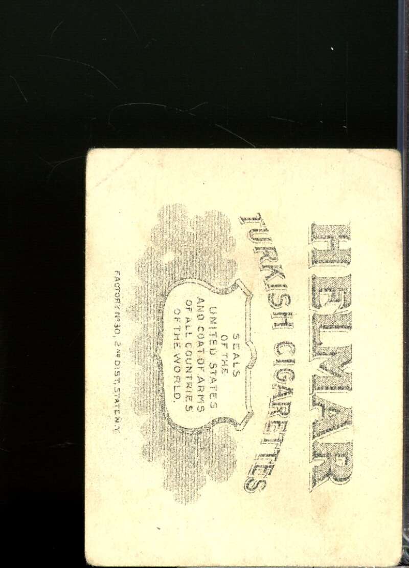 South Carolina 1910 Helmar Turkish Cigarettes Seals United the States T107 #127  Image 2