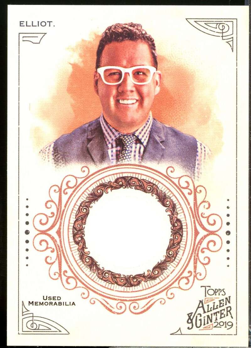 Graham Elliot Card 2019 Topps Allen and Ginter Relics #FSRAGE  Image 1