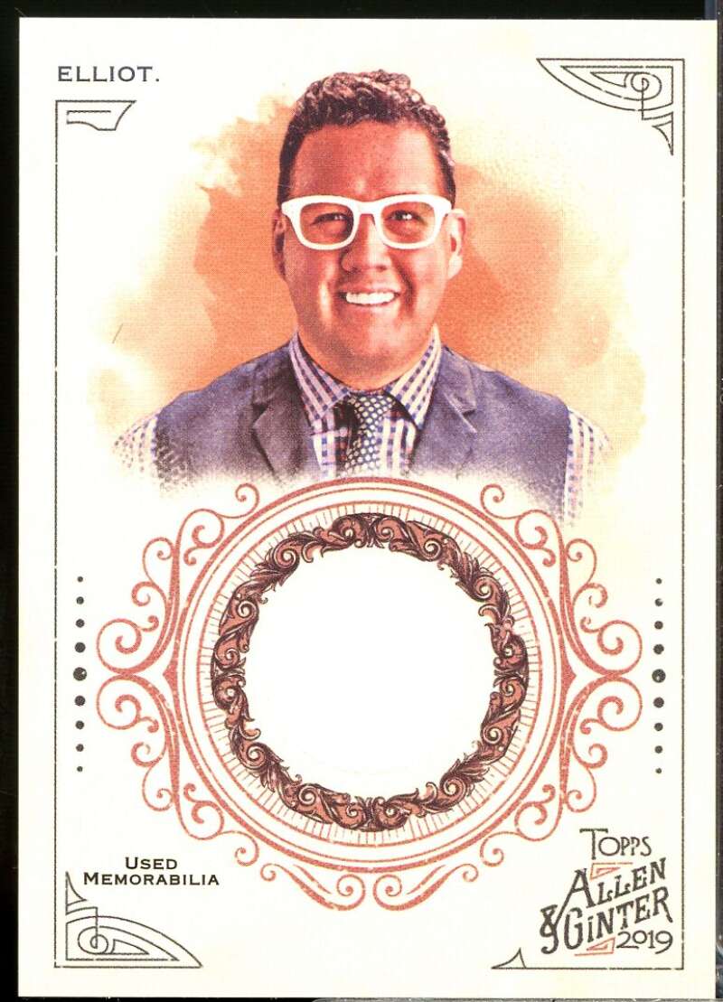 Graham Elliot Card 2019 Topps Allen and Ginter Relics #FSRAGE  Image 1