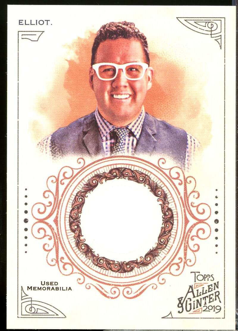 Graham Elliot Card 2019 Topps Allen and Ginter Relics #FSRAGE  Image 1