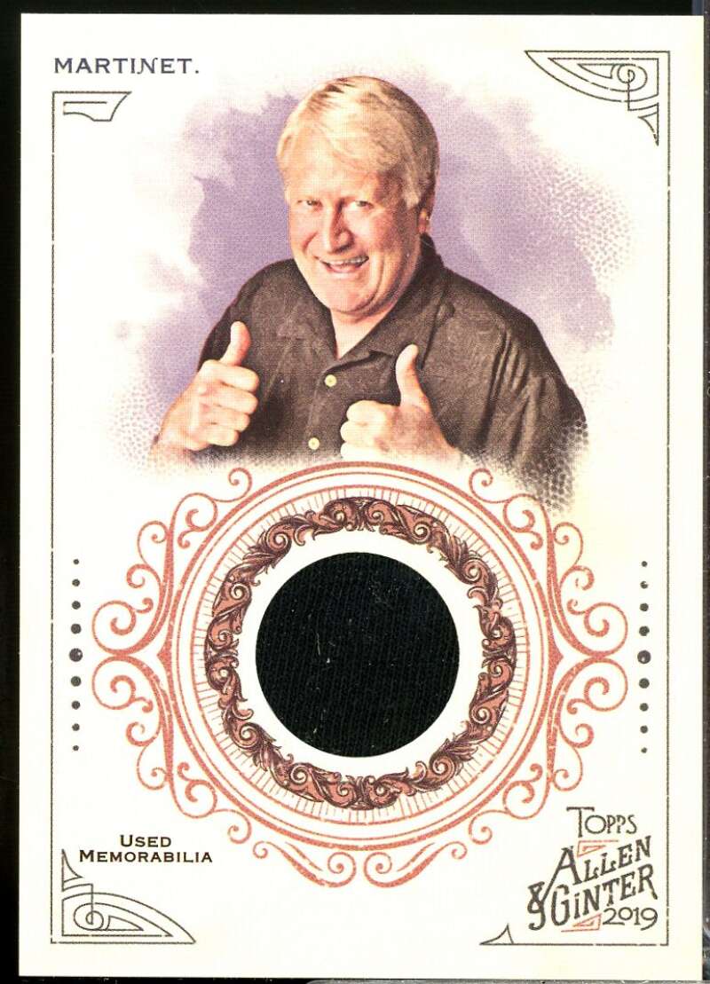 Charles Martinet Card 2019 Topps Allen and Ginter Relics #FSRACM  Image 1