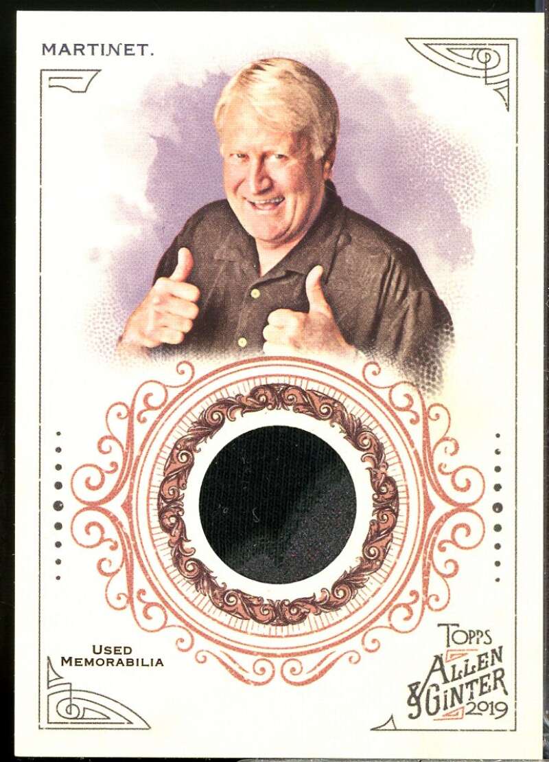 Charles Martinet Card 2019 Topps Allen and Ginter Relics #FSRACM  Image 1