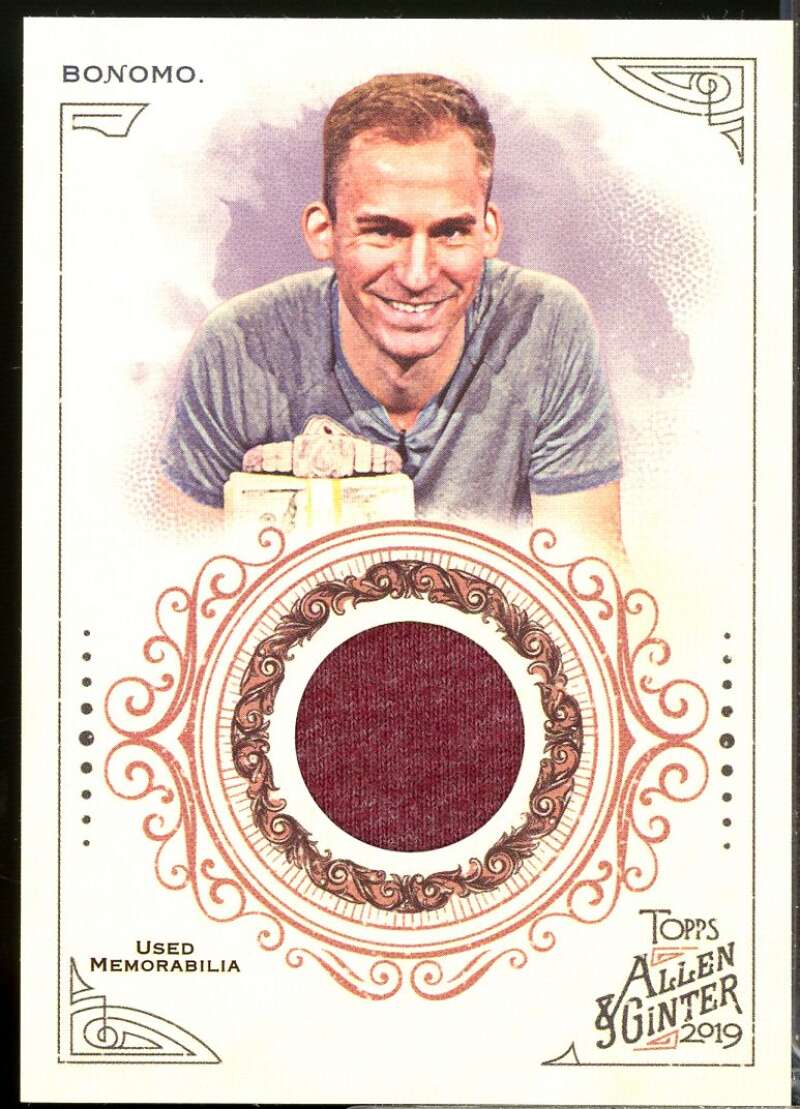 Justin Bonomo Card 2019 Topps Allen and Ginter Relics #FSRAJBO  Image 1