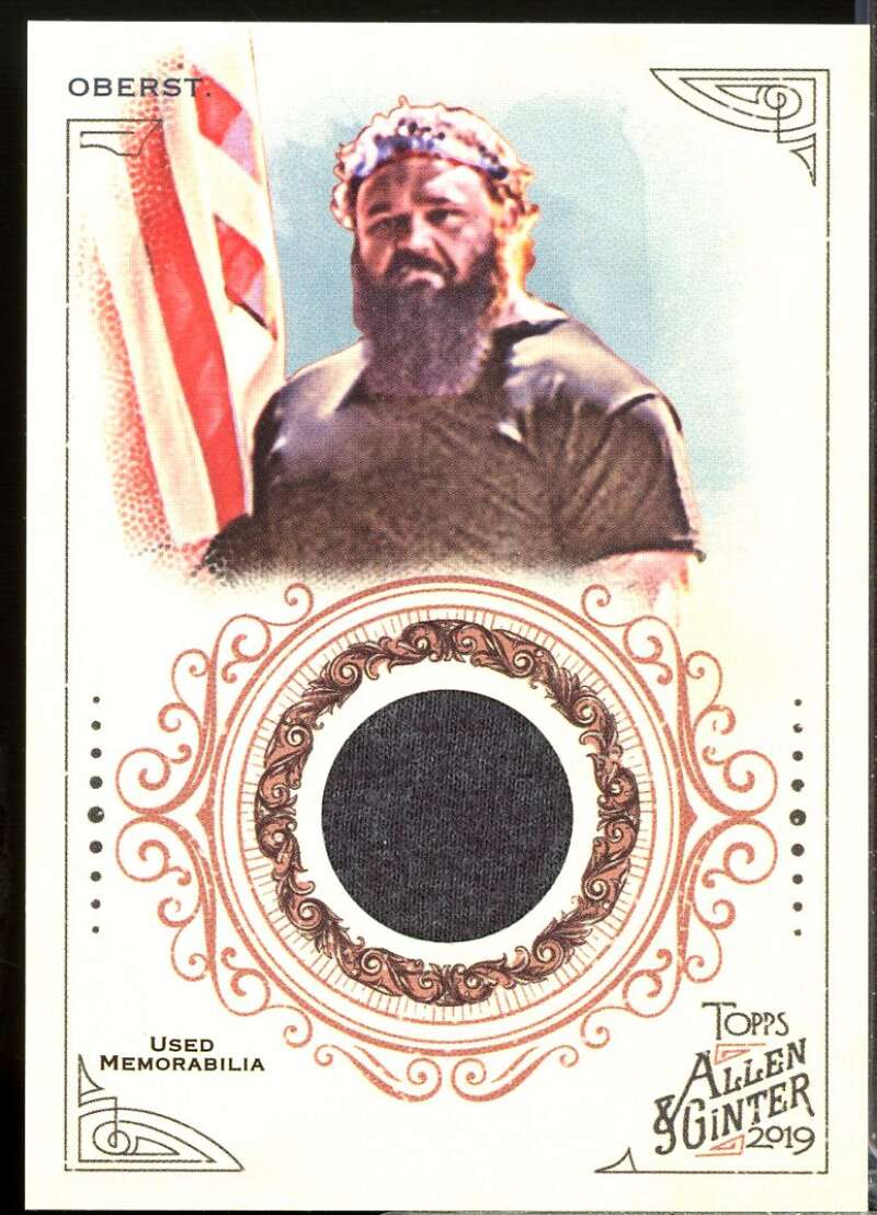 Robert Oberst Card 2019 Topps Allen and Ginter Relics #FSRARO  Image 1