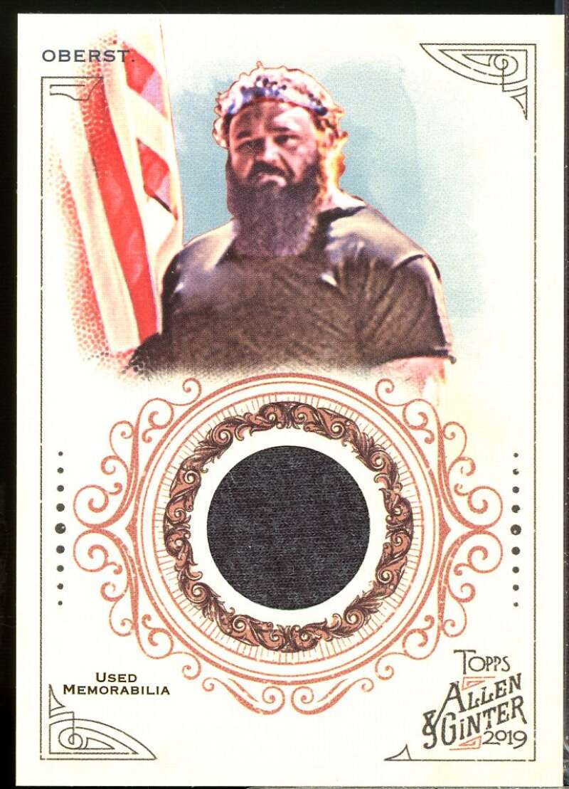 Robert Oberst Card 2019 Topps Allen and Ginter Relics #FSRARO  Image 1
