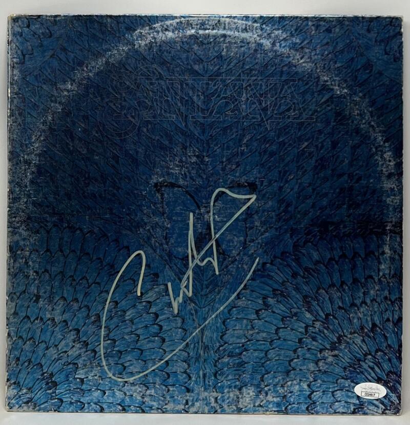Carlos Santana Autographed Signed SANTANA Album Cover JSA Authentic Image 1