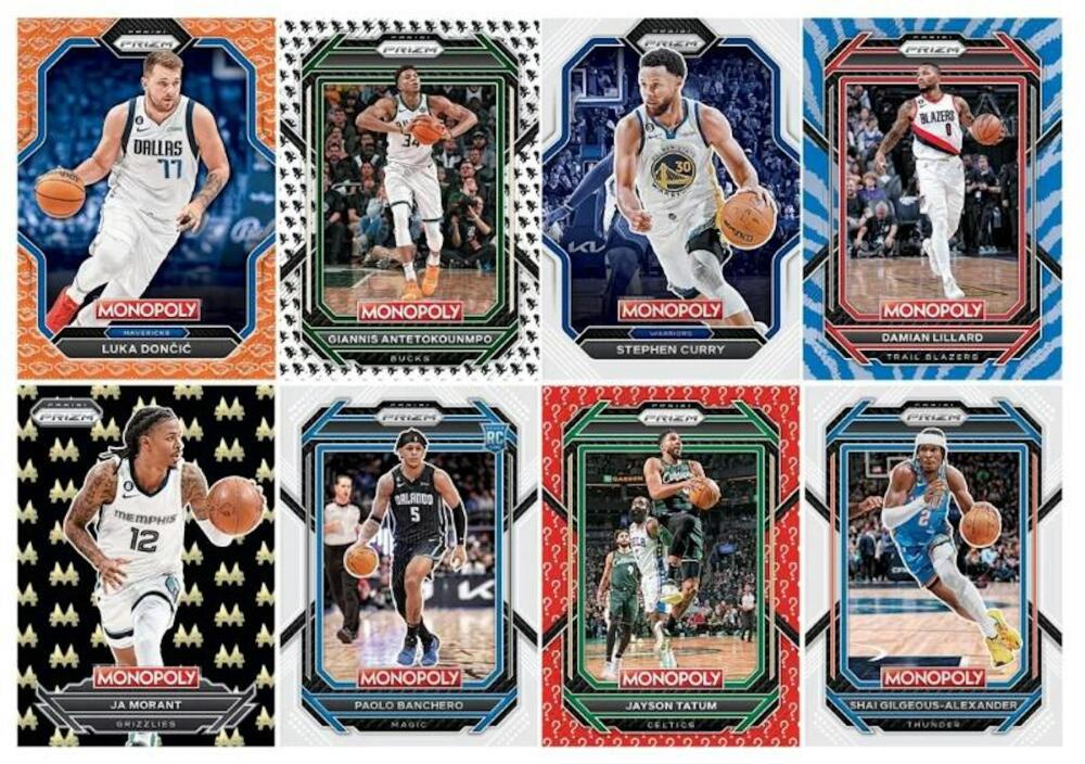 2022-23 Panini Prizm Monopoly Basketball Blaster Box Image 3