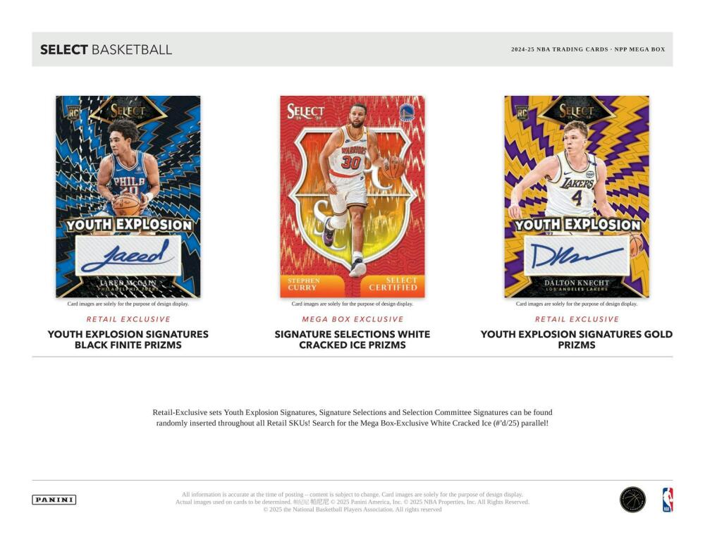 2024-25 Panini Select Basketball Mega Box Image 4