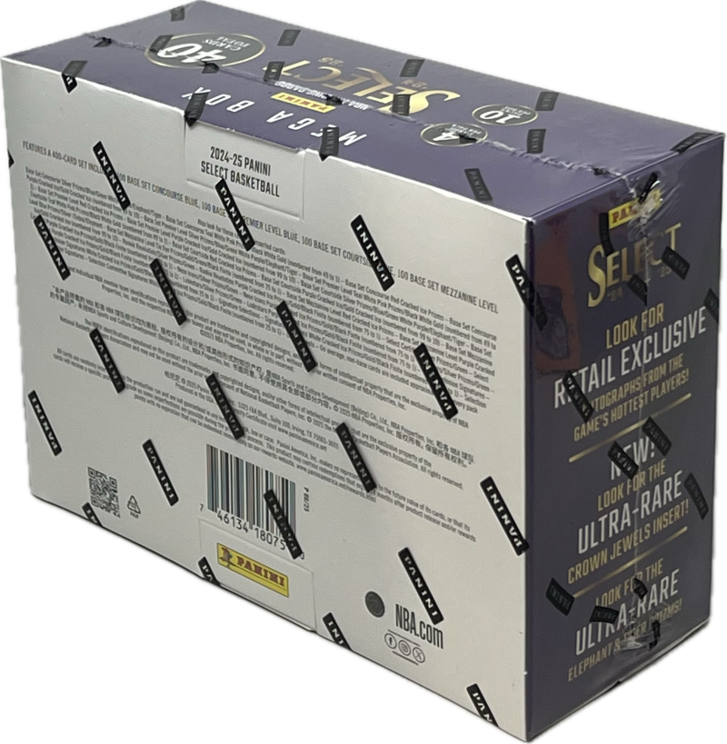 2024-25 Panini Select Basketball Mega Box (Red and Purple Cracked Ice Prizms) Image 2