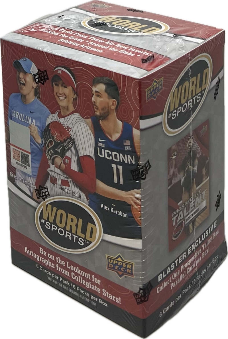 2025 Upper Deck World of Sports Volume 1 Trading Cards Blaster Box Image 1