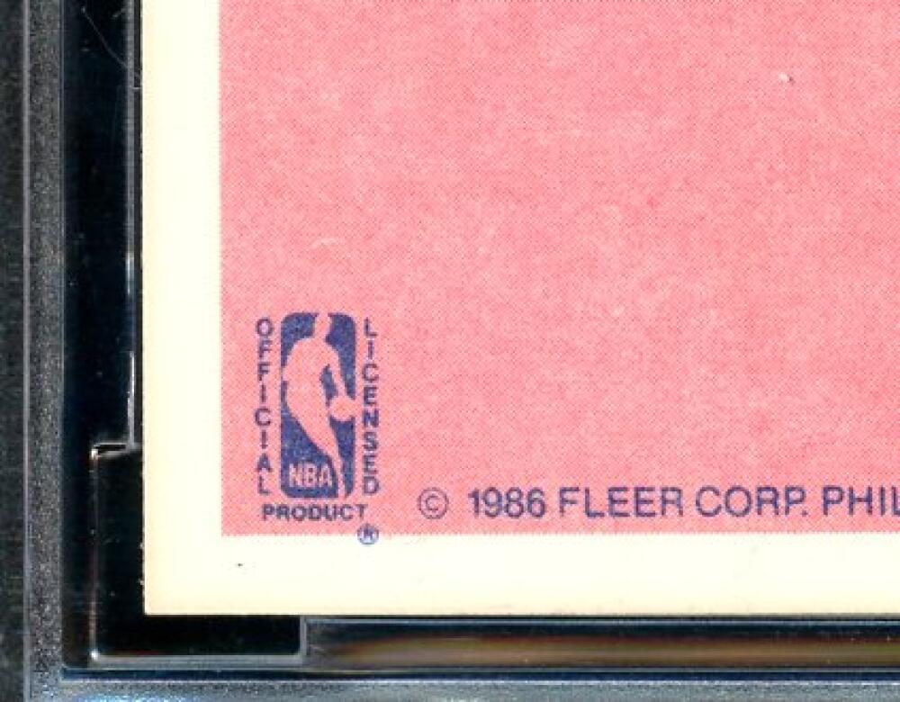 1986-87 fleer #57 Michael Jordan Authentic rookie card BGS BCCG 10 Mint+ Image 9