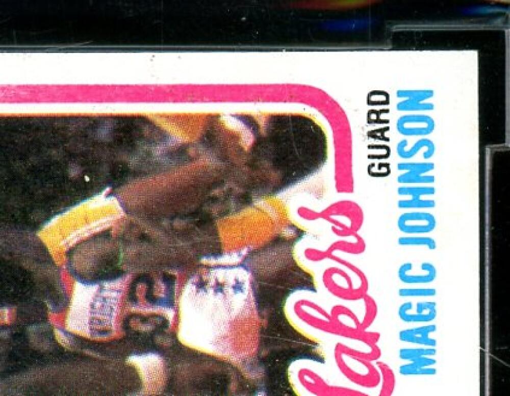 1980-81 Topps #6 Magic Johnson / Erving/ Larry Bird Rookie BGS BCCG 9 Near Mint+ Image 4