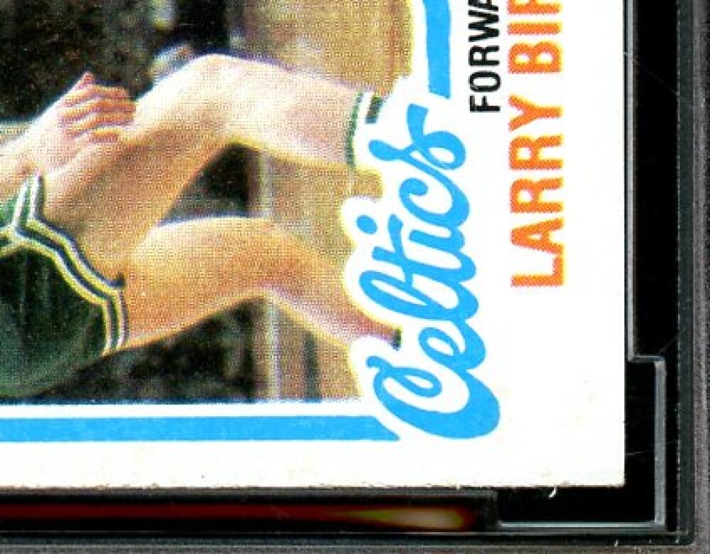 1980-81 Topps #6 Magic Johnson / Erving/ Larry Bird Rookie BGS BCCG 9 Near Mint+ Image 6