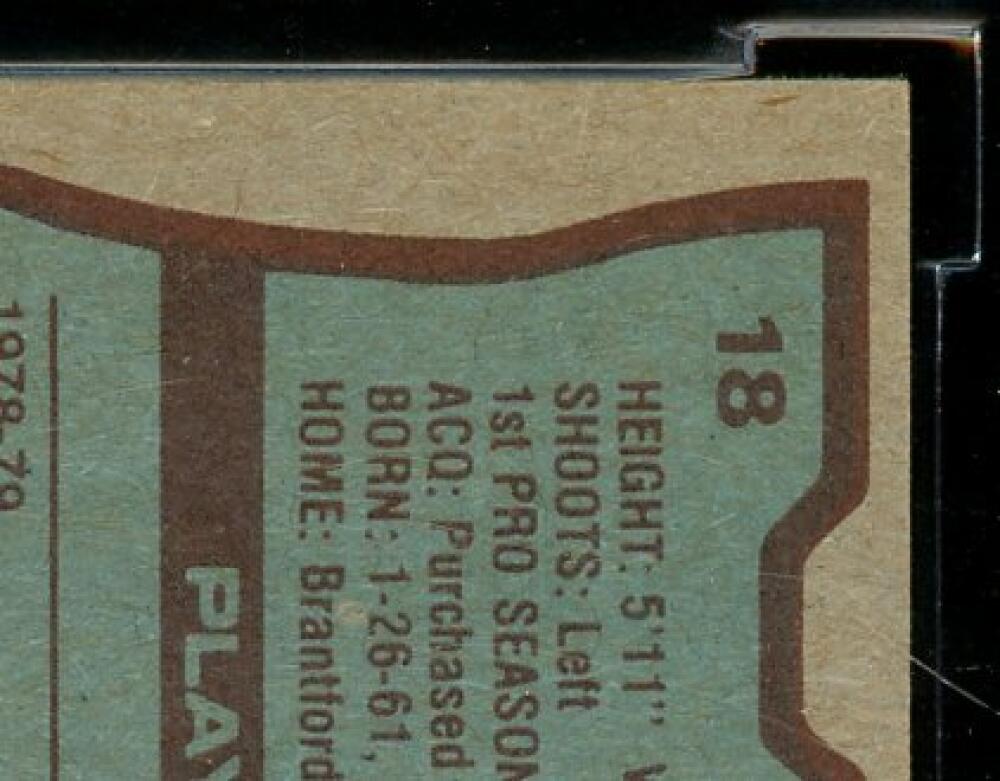 1979-80 Topps #18 Wayne Gretzky Rookie Card BGS BCCG 9 Near Mint+ Image 8