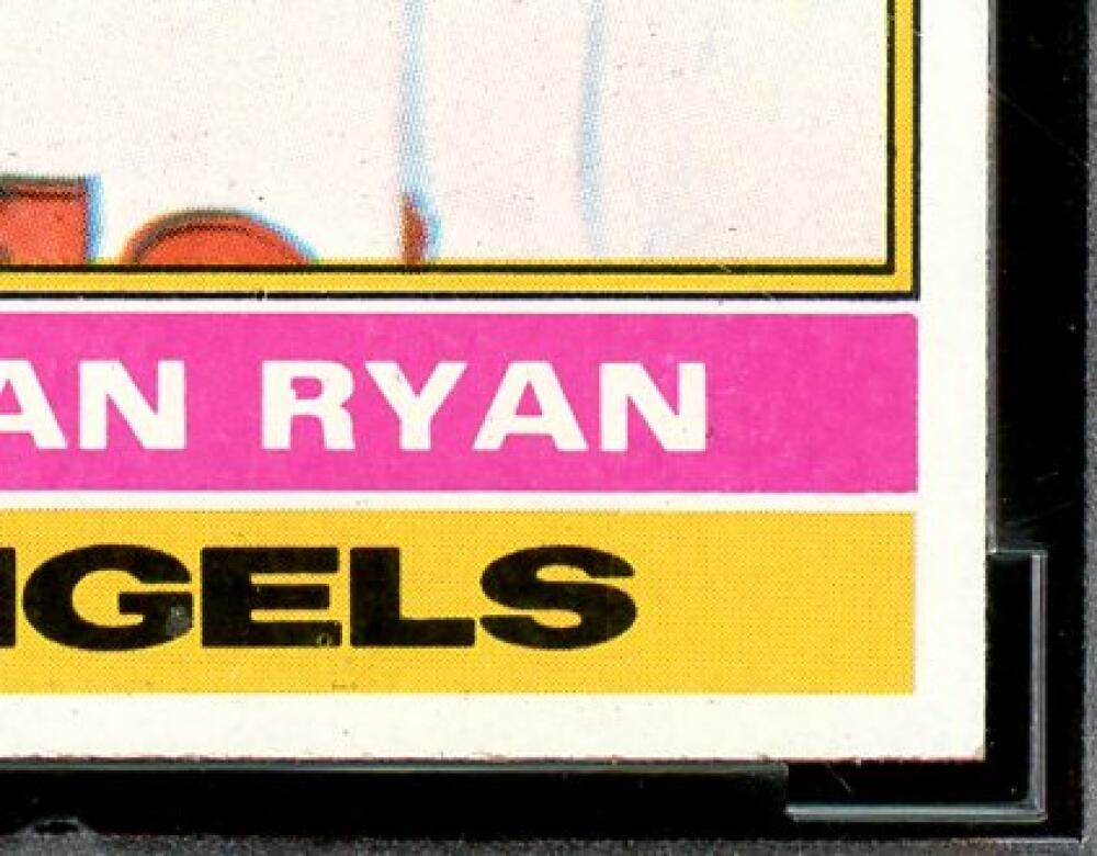 1976 Topps #330 Nolan Ryan Card BGS BCCG 9 Near Mint+ Image 6