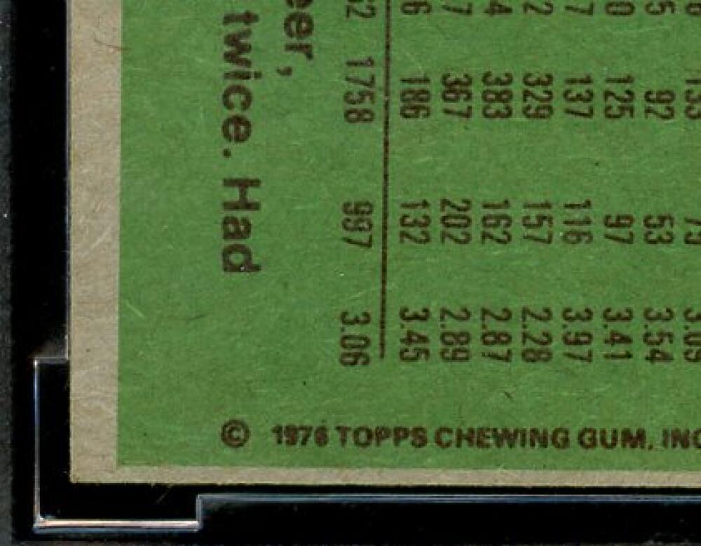 1976 Topps #330 Nolan Ryan Card BGS BCCG 9 Near Mint+ Image 9