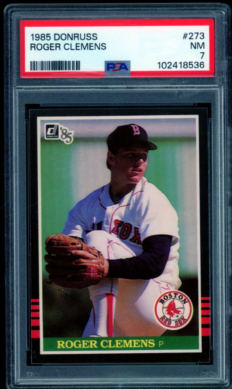 Roger Clemens Rookie Card 1985 Donruss #273 PSA 7 Image 1