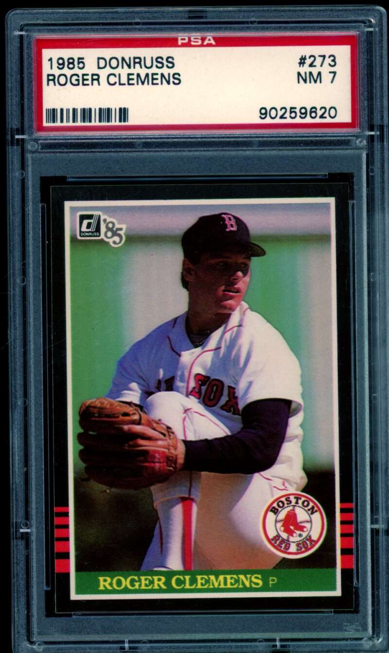 Roger Clemens Rookie Card 1985 Donruss #273 PSA 7 Image 1