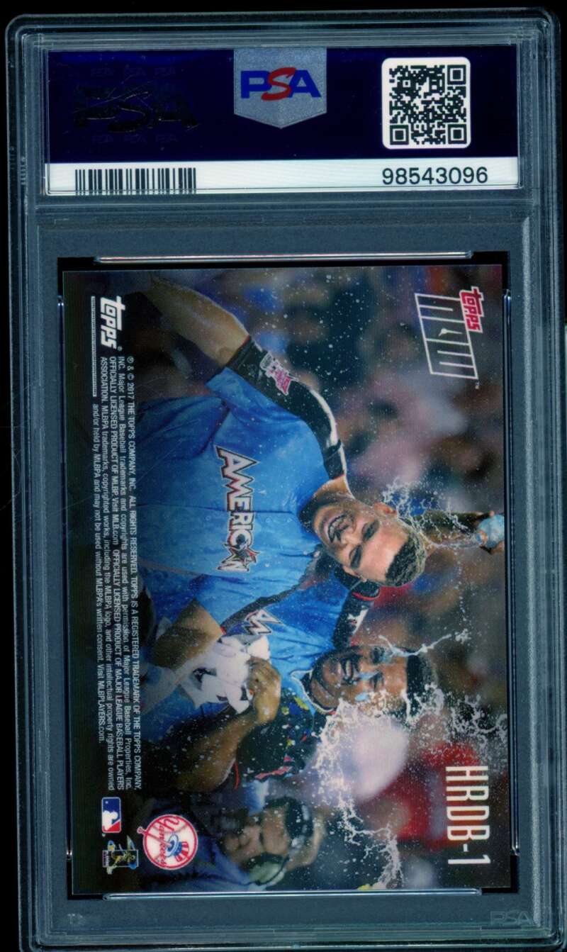 Aaron Judge Card 2017 Topps Now H.R. Derby Bonus #HRDB1 PSA 9 Image 2