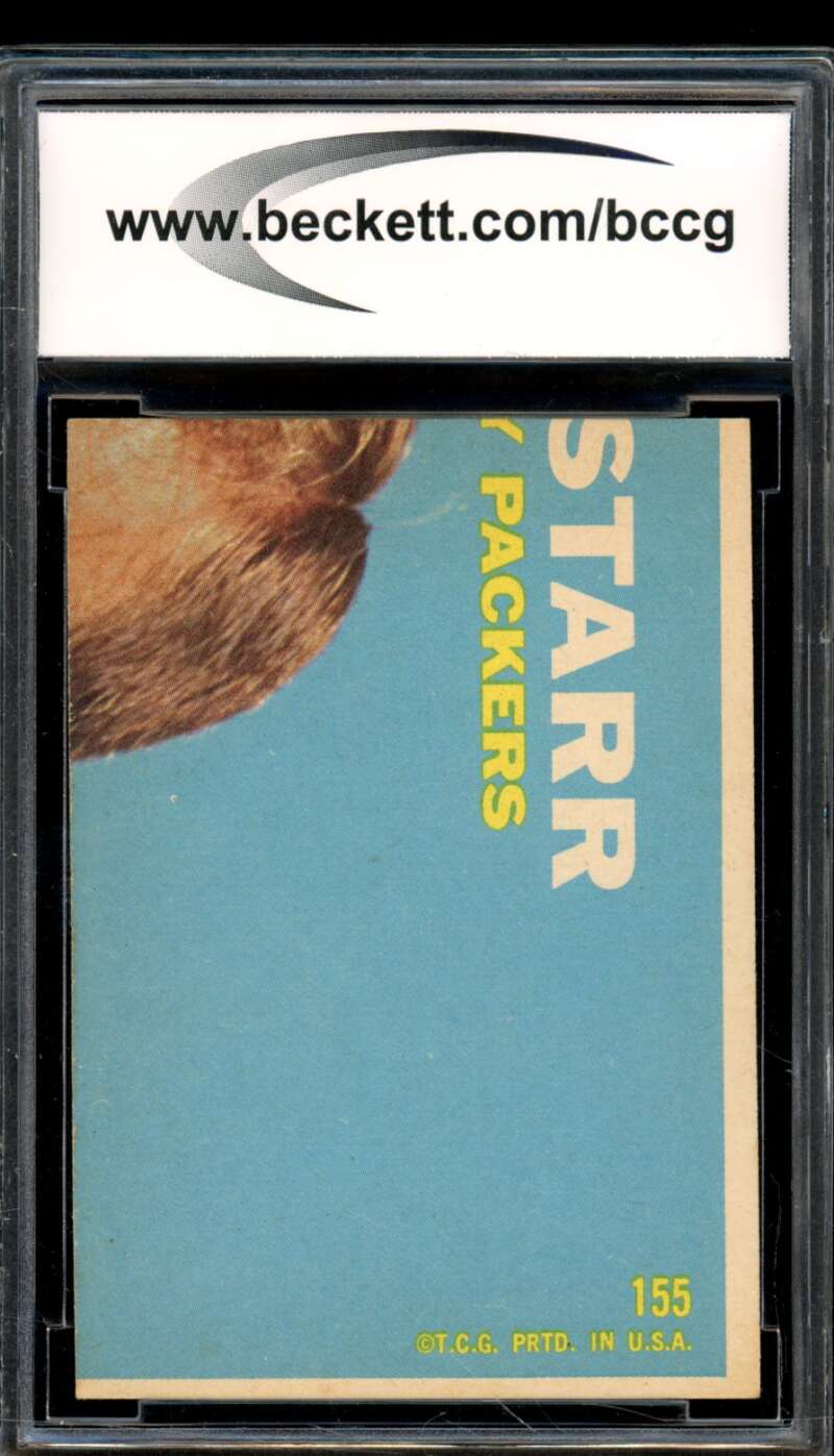 1968 Topps #155 Craig Morton Rookie Card BGS BCCG 9 Near Mint+ Image 2