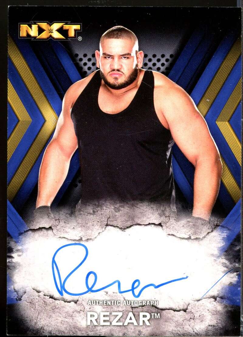 Rezar Card 2017 Topps WWE NXT Autographs Blue /50 #RARE  Image 1
