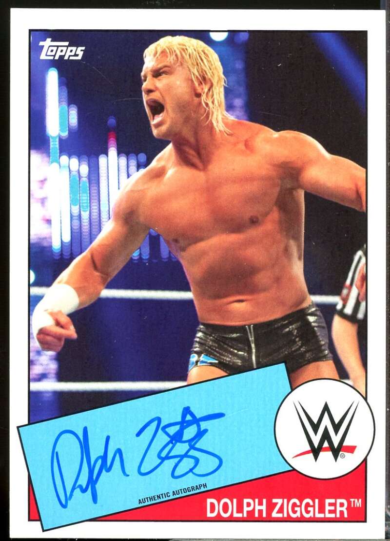 Dolph Ziggler Card 2015 Topps Heritage WWE Autographs #NNO  Image 1