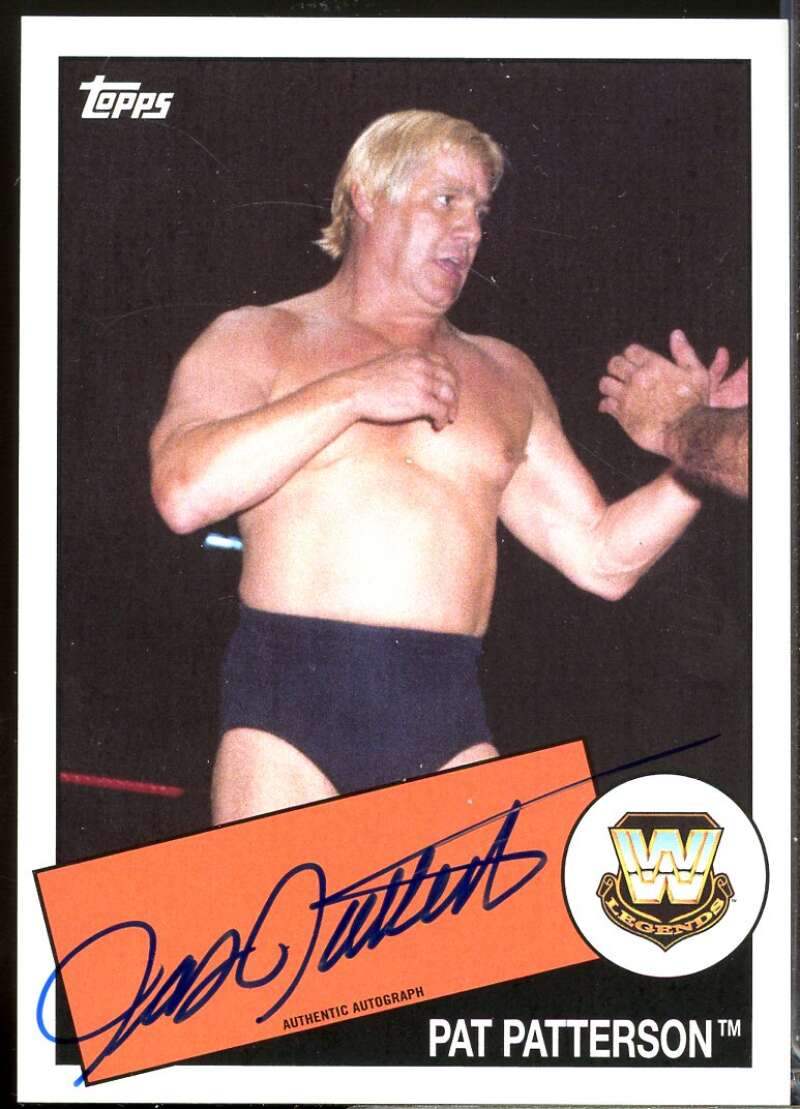 Pat Patterson Card 2015 Topps Heritage WWE Autographs #NNO  Image 1