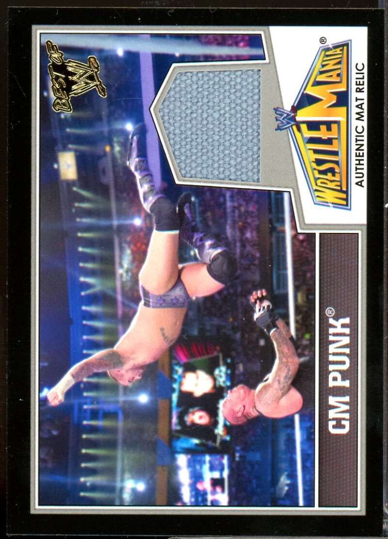 CM Punk Card 2013 Topps Best of WWE WrestleMania 29 Mat Relics #NNO  Image 1
