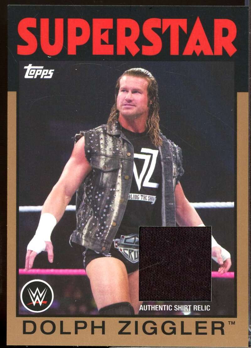 Dolph Ziggler Card 2016 Topps Heritage WWE Swatch Relics Shirt Bronze /150 #NNO  Image 1