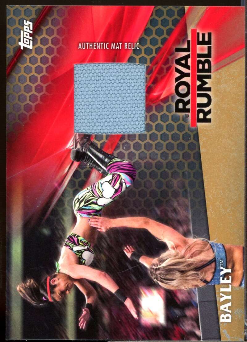 Bayley 2017 Topps WWE Then Now Forever Royal Rumble 2017 Mat Relics Bronze #NNO  Image 1